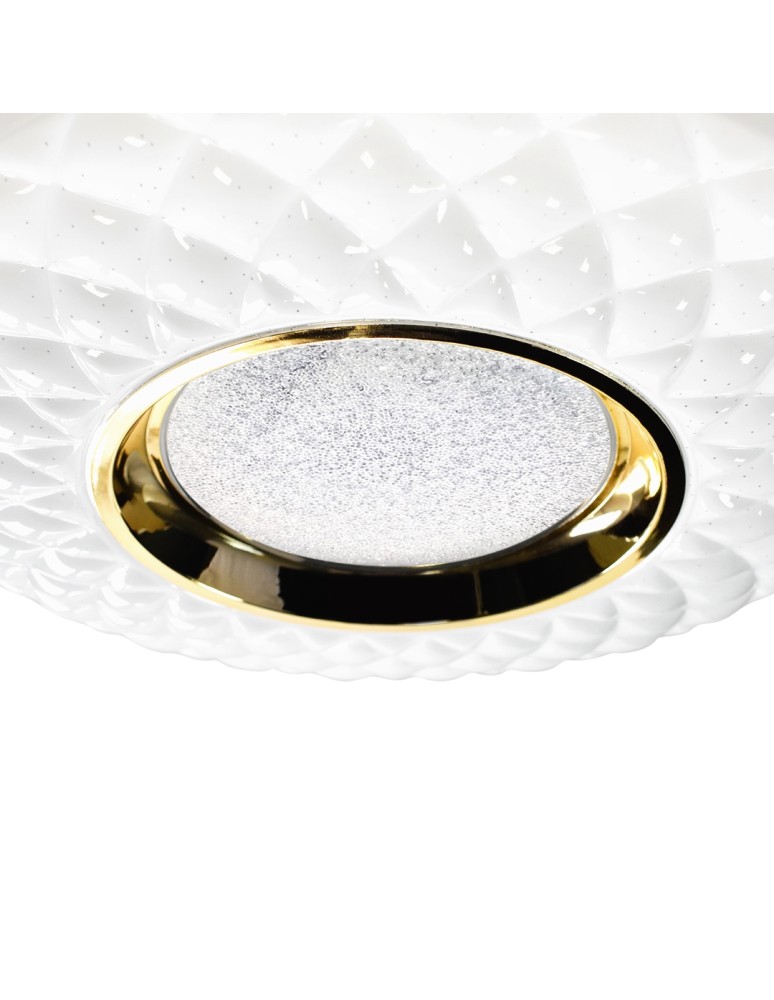 Plafonds with remote control - Milagro Plafond TOKYO GOLD 48W Ø500 mm + Remote control ML8125 - product kolory-swiatla.pl 2