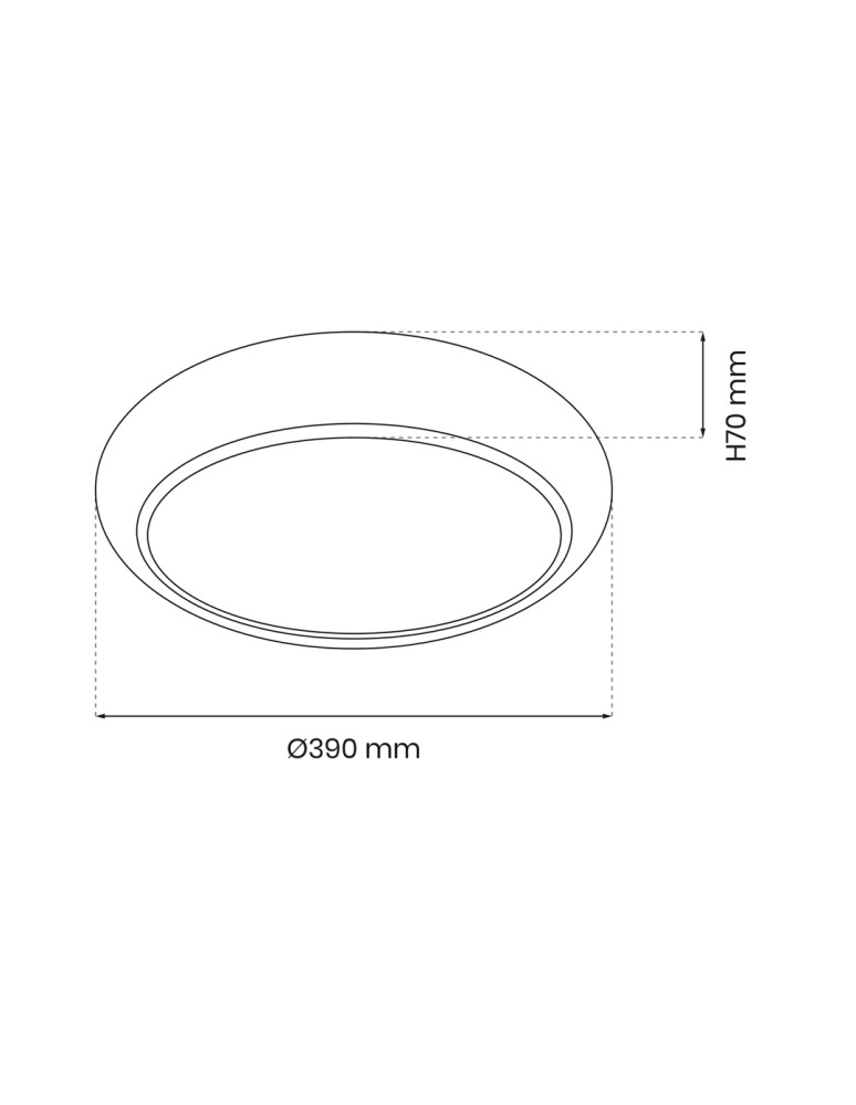 Plafonds with remote control - Milagro Plafond GEA GOLD 36W LED Ø390 mm ML8132 - product kolory-swiatla.pl 5