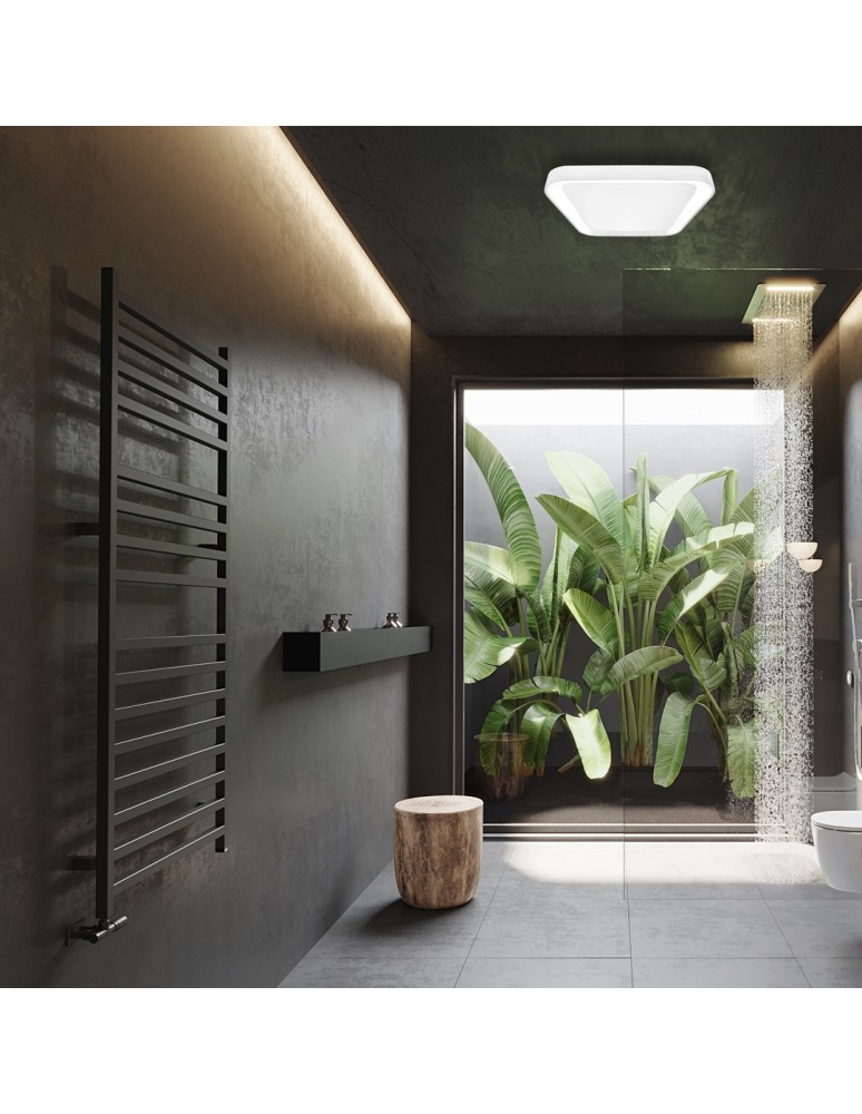 Plafonds with remote control - Milagro Plafond QUADRO WHITE 38W ML7928 - product kolory-swiatla.pl 3