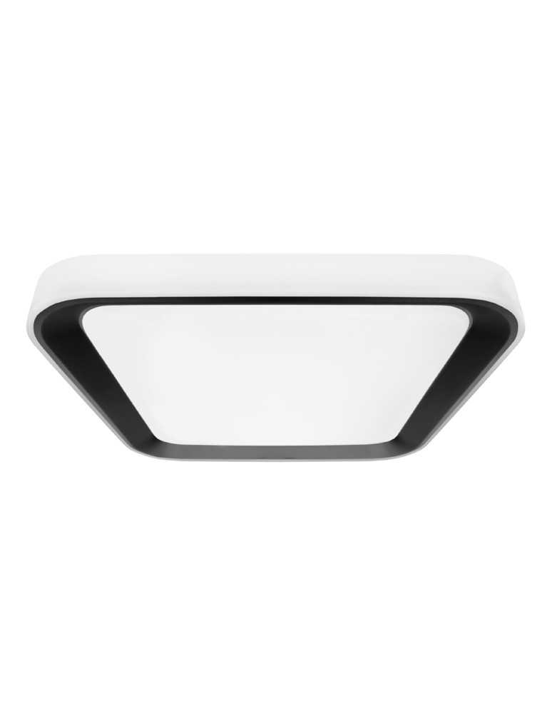 Plafonds with remote control - Milagro Plafond QUADRO BLACK 38W ML7929 - product kolory-swiatla.pl 1