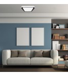 Plafonds with remote control - Milagro Plafond QUADRO BLACK 38W ML7929 - product 2