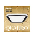 Plafonds with remote control - Milagro Plafond QUADRO BLACK 38W ML7929 - product 5