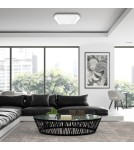 Plafonds with remote control - Milagro Plafond QUADRO WHITE 66W ML7931 - product 2