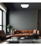 Plafonds with remote control - Milagro Plafond QUADRO WHITE 66W ML7931 - product 3