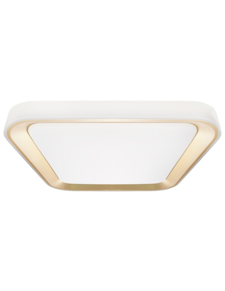 Plafonds with remote control - Milagro Plafond QUADRO GOLD 66W ML7933 - product kolory-swiatla.pl 4