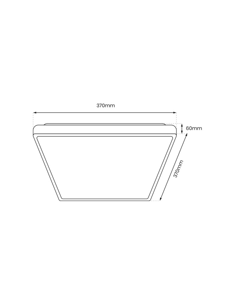 LED Plafonds - Milagro Plafond FABIO WHITE 23W ML7934 - product kolory-swiatla.pl 4