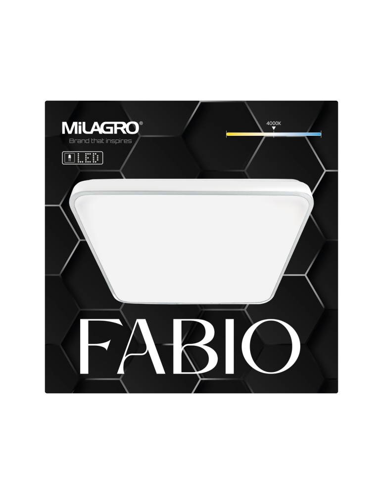 LED Plafonds - Milagro Plafond FABIO WHITE 23W ML7934 - product kolory-swiatla.pl 6