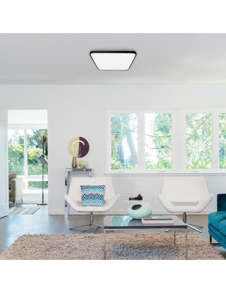 LED Plafonds - Milagro Plafond FABIO BLACK 23W ML7935 - product kolory-swiatla.pl 2
