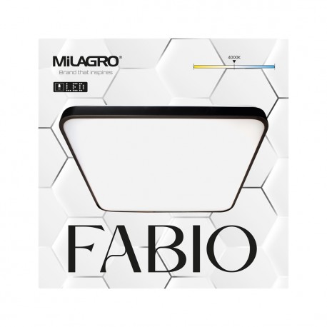 Milagro Plafon FABIO BLACK 23W ML7935