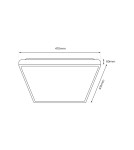 LED Plafonds - Milagro Plafond FABIO WHITE 35W ML7936 - product 4