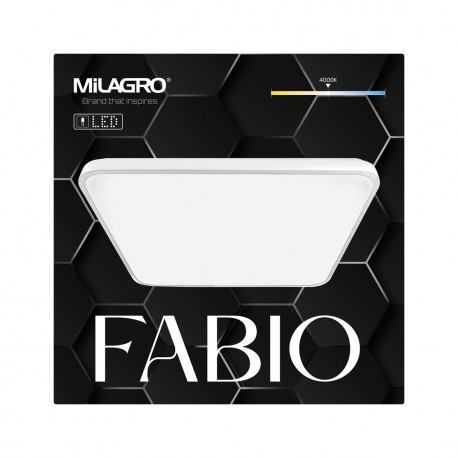 Milagro Plafon FABIO WHITE 35W ML7936