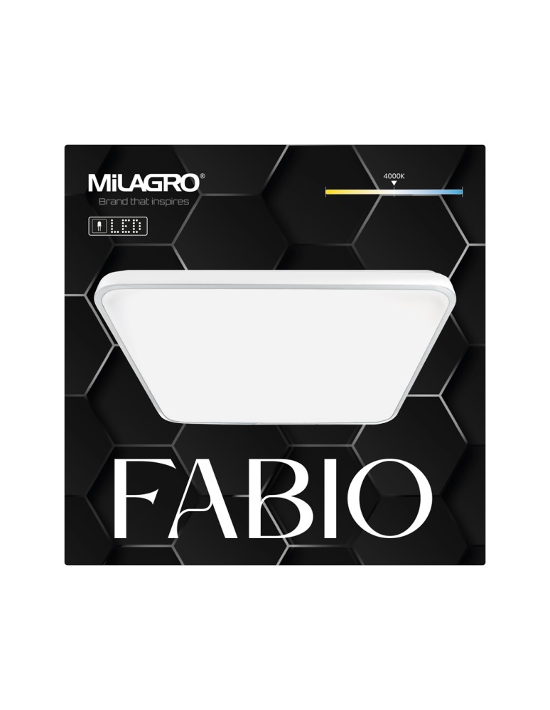 LED Plafonds - Milagro Plafond FABIO WHITE 35W ML7936 - product kolory-swiatla.pl 6