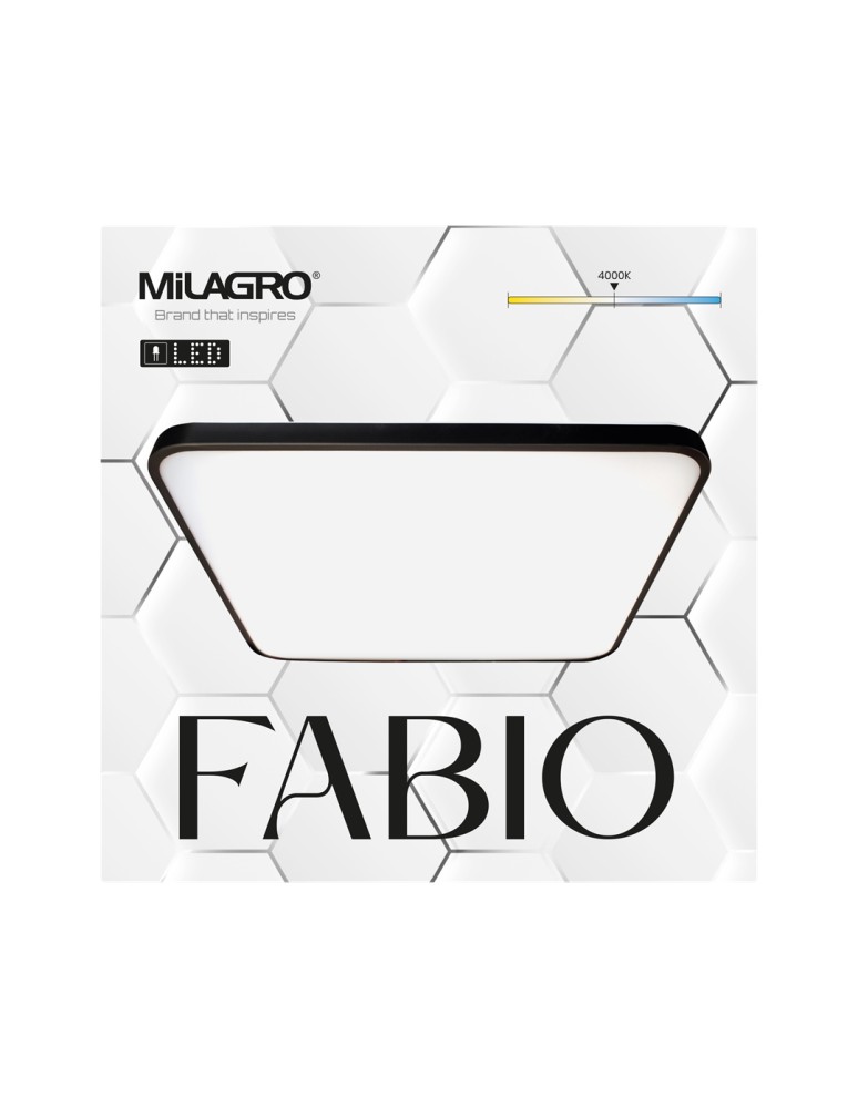 LED Plafonds - Milagro Plafond FABIO BLACK 35W ML7937 - product kolory-swiatla.pl 6