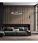 Pendant lamps circles - Milagro ROTONDA CHROME 27W LED pendant lamp ML7940 - product 4