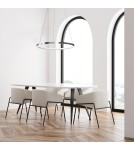 Pendant lamps circles - Milagro ROTONDA CHROME 27W LED pendant lamp ML7940 - product 7