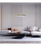 Pendant lamps circles - Milagro ROTONDA GOLD 27W LED pendant lamp ML7941 - product 4