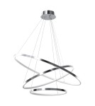 Pendant lamps circles - Milagro ROTONDA CHROME 93W LED pendant lamp ML7946 - product 1