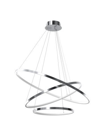 Milagro ROTONDA CHROME 93W LED pendant lamp ML7946