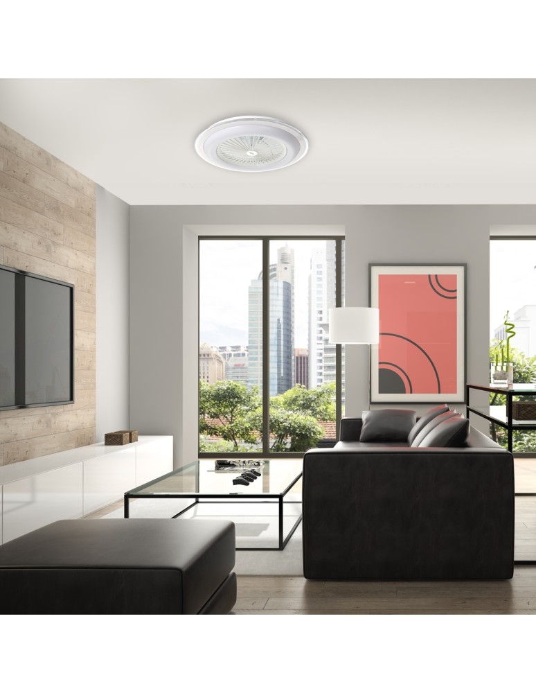 Fans with lighting - Milagro Plafond LED ZONDA WHITE 48W with fan ML8504 - product kolory-swiatla.pl 7