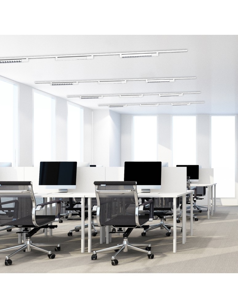 Lamps for 1 phase busbars - Milagro track light fixture CYBER WHITE 28W LED ML7915 - product kolory-swiatla.pl 3