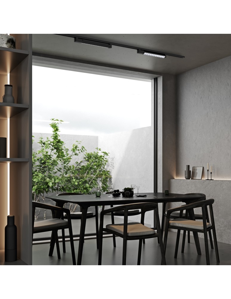 Lamps for 1 phase busbars - Milagro track light fixture CYBER BLACK 28W LED ML7916 - product kolory-swiatla.pl 4