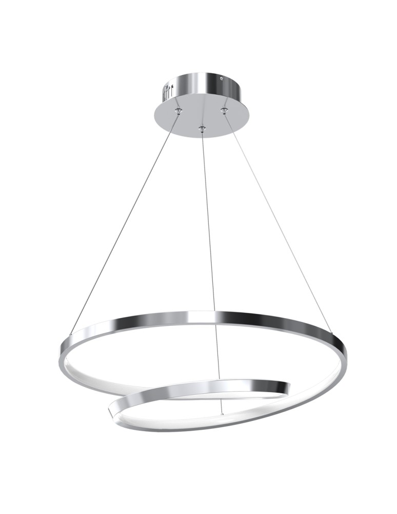 LED pendant lamps - Milagro LUCERO CHROME 48W LED pendant lamp ML7949 - product kolory-swiatla.pl 1