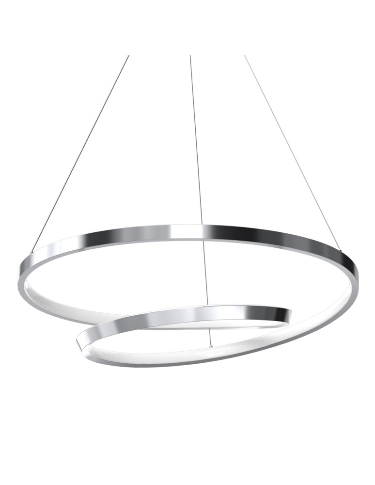 LED pendant lamps - Milagro LUCERO CHROME 48W LED pendant lamp ML7949 - product kolory-swiatla.pl 2
