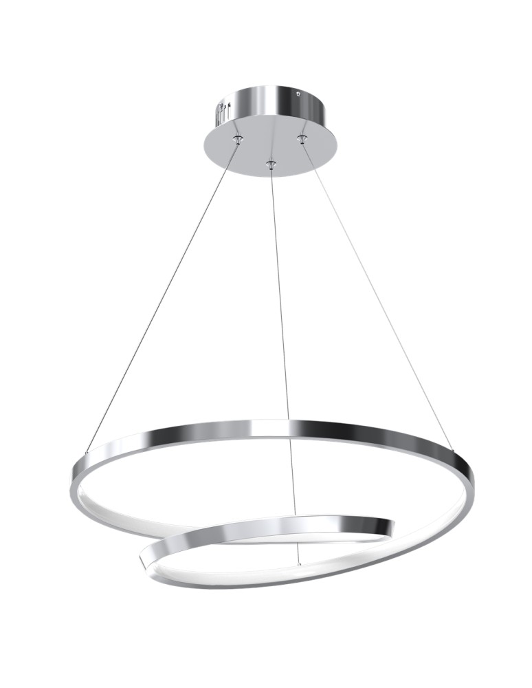 LED pendant lamps - Milagro LUCERO CHROME 48W LED pendant lamp ML7949 - product kolory-swiatla.pl 7