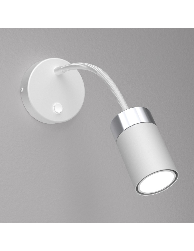 Wall lamps - Milagro Flex wall lamp JOKER WHITE CHROME 1xGU10 MLP8533 - product kolory-swiatla.pl 3