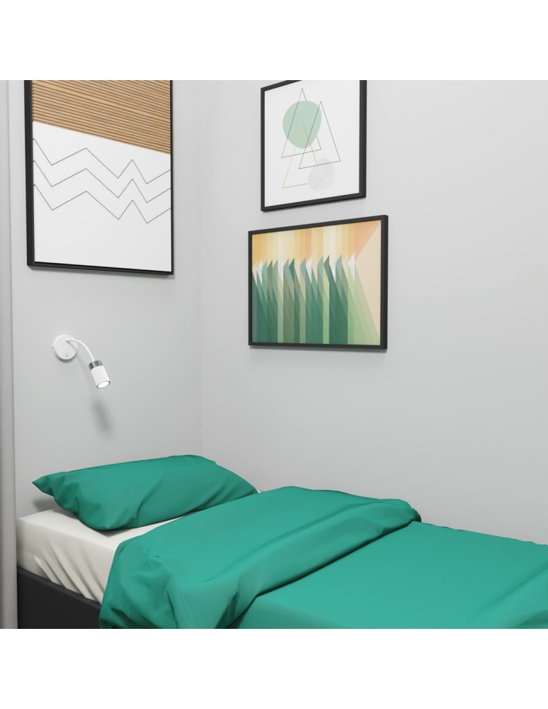 Wall lamps - Milagro Flex wall lamp JOKER WHITE CHROME 1xGU10 MLP8533 - product kolory-swiatla.pl 5