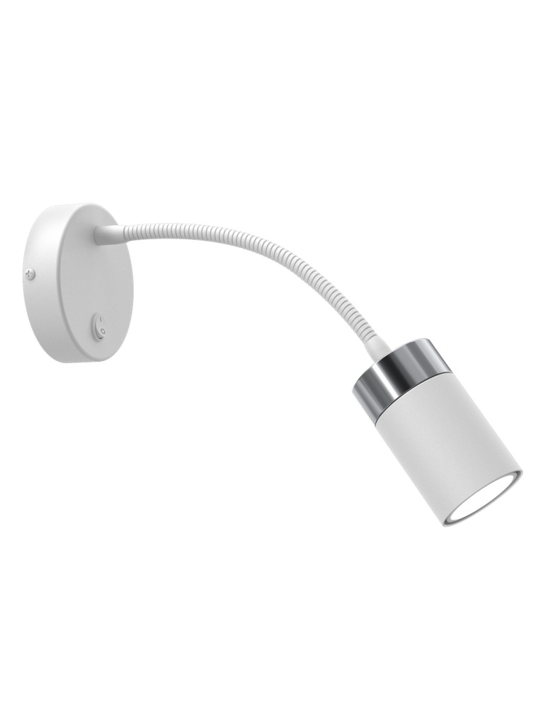 Wall lamps - Milagro Flex wall lamp JOKER WHITE CHROME 1xGU10 MLP8533 - product kolory-swiatla.pl 7