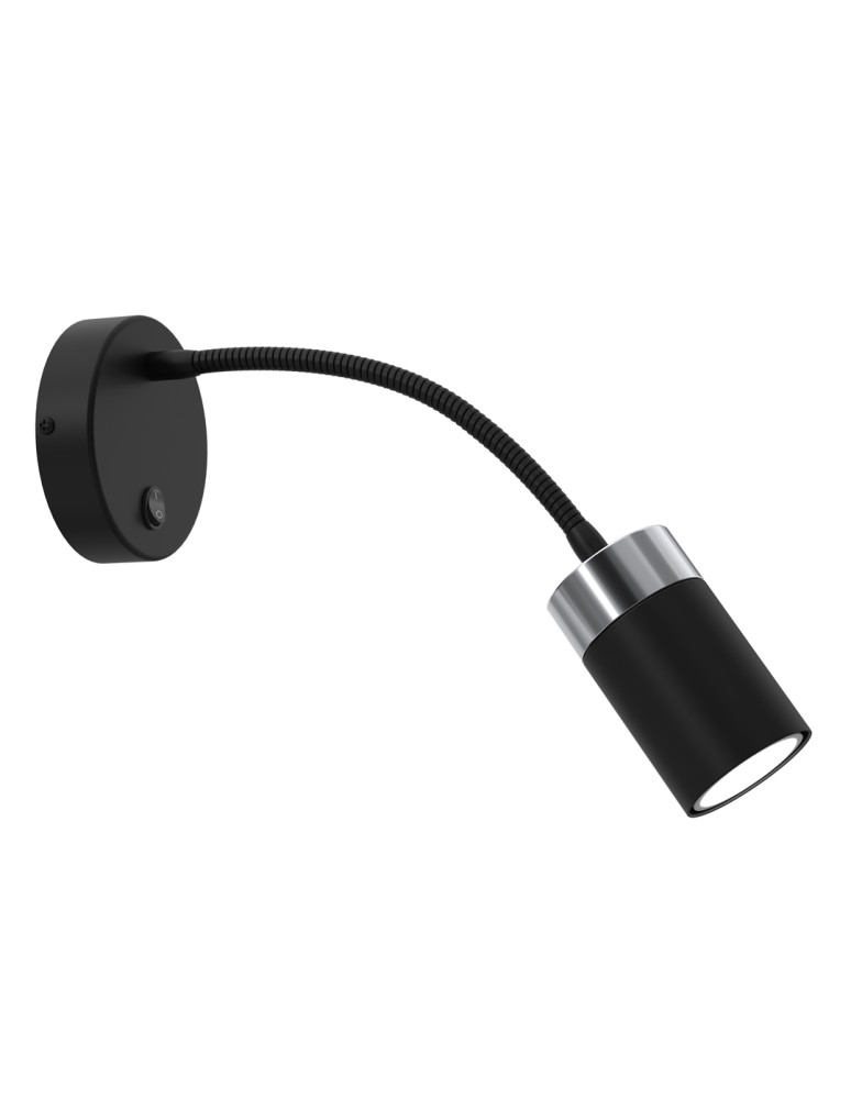 Reading wall lamps - Milagro flex wall lamp JOKER BLACK CHROME 1xGU10 MLP8534 - product kolory-swiatla.pl 1