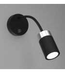 Reading wall lamps - Milagro flex wall lamp JOKER BLACK CHROME 1xGU10 MLP8534 - product 3
