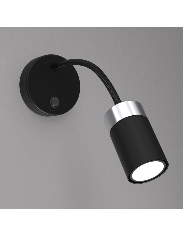 Reading wall lamps - Milagro flex wall lamp JOKER BLACK CHROME 1xGU10 MLP8534 - product kolory-swiatla.pl 3