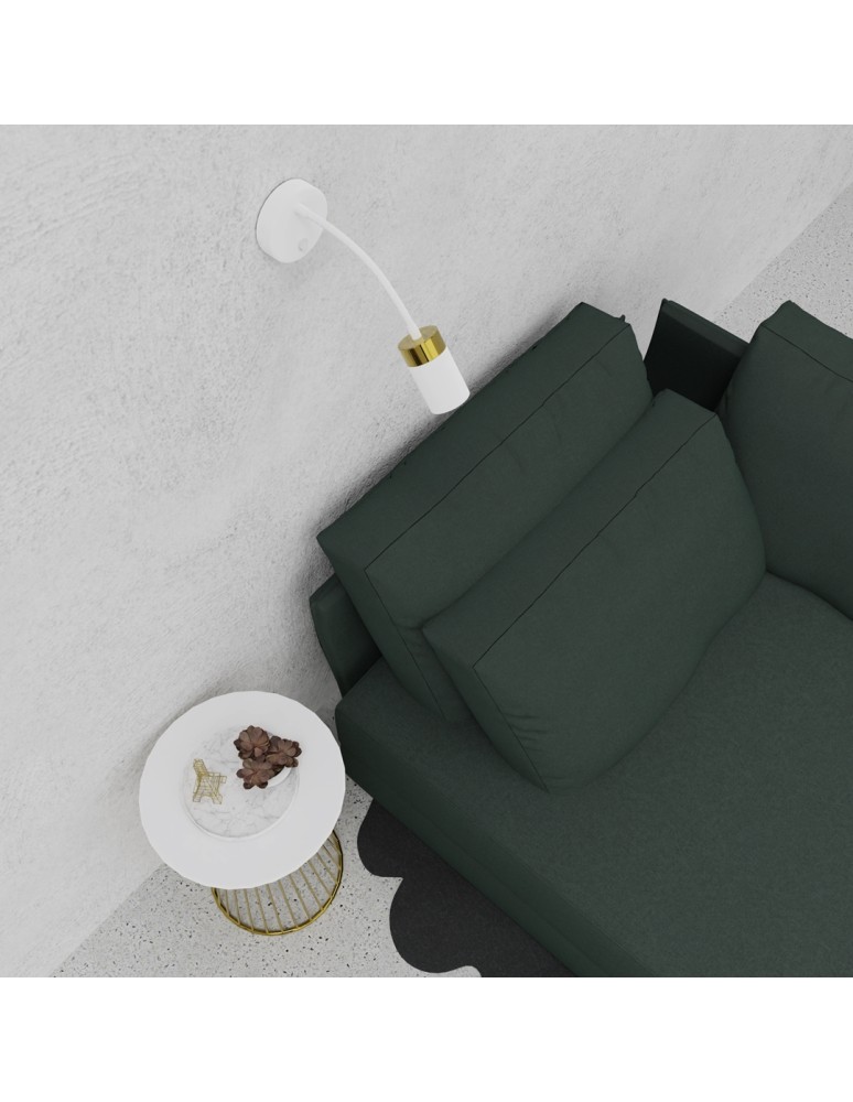 Wall lamps - Milagro Flex wall lamp JOKER WHITE GOLD 1xGU10 MLP8535 - product kolory-swiatla.pl 5