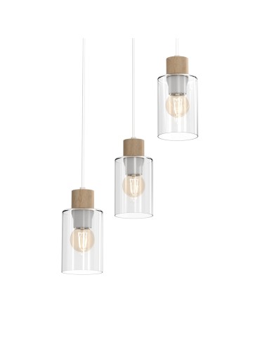 Milagro MADERA 3xE27 pendant lamp MLP8556 - product 2