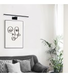 Wall lamps - Milagro Wall lamp PINTO BLACK 11W LED 50cm ML8236 - product 3