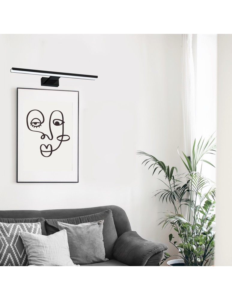 Wall lamps - Milagro Wall lamp PINTO BLACK 11W LED 50cm ML8236 - product kolory-swiatla.pl 3