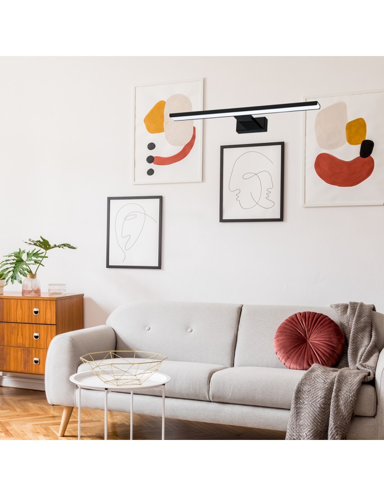 Wall lamps - Milagro Wall lamp PINTO BLACK 11W LED 50cm ML8236 - product kolory-swiatla.pl 4