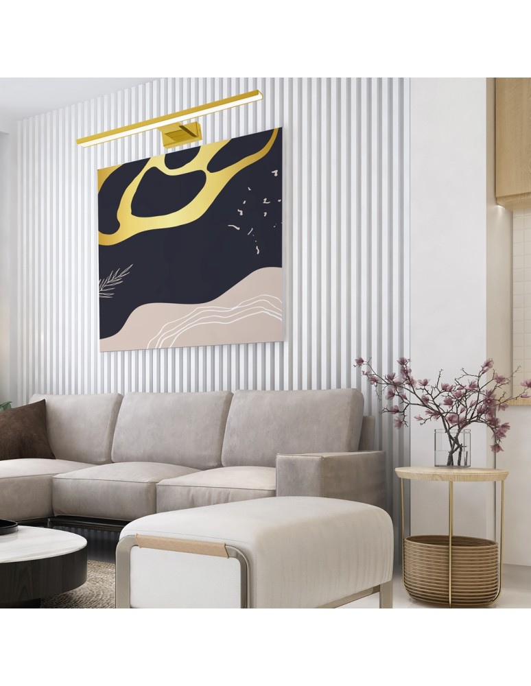 Wall lamps - Milagro Wall lamp PINTO GOLD 12W LED 50cm ML8238 - product kolory-swiatla.pl 3
