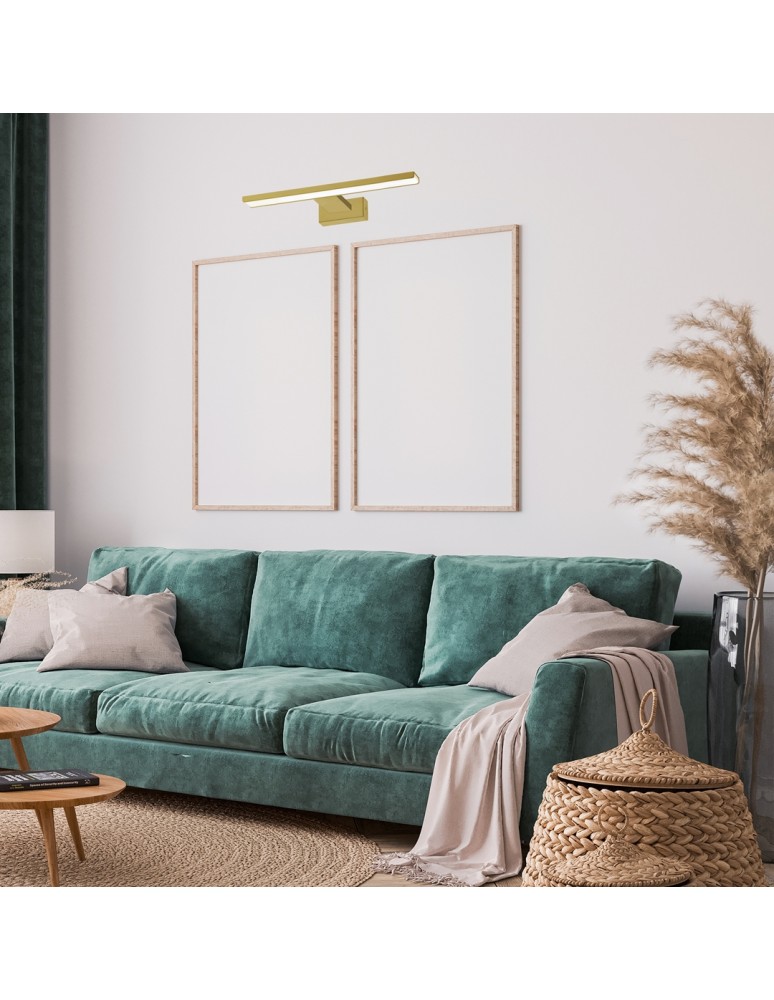 Wall lamps - Milagro Wall lamp PINTO SATIN GOLD 7W LED 30cm ML8250 - product kolory-swiatla.pl 4