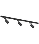 Ready-made rail kits - Milagro 3xPipe GU10 track set + Guide 1,5m - Black ML8719 - product 1