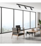 Ready-made rail kits - Milagro 3xPipe GU10 track set + Guide 1,5m - Black ML8719 - product 3