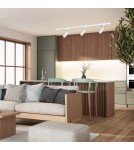 Ready-made rail kits - Milagro 3xPipe GU10 track set + Guide 1,5m - White ML8720 - product 3