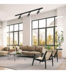 Ready-made rail kits - Milagro 3xPipe Ring GU10 track set + Guide 1,5m - Black ML8721 - product 4