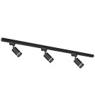 Ready-made rail kits - Milagro 3xPipe Ring GU10 track set + Guide 1,5m - Black ML8721 - product 6