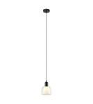 Pendant lamps - ITALUX Lamezia Pendant E27 1x40W Black PND-67594-1-BK+CL - product 3