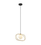 Pendant lamps spheres - ITALUX Grosetta Pendant G9 1x25W Gold/Black PND-53423-1-GD - product 3