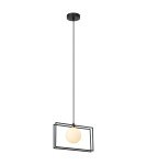 Pendant lamps spheres - ITALUX Grosetta Pendant G9 1x25W Black PND-53423-1-BK - product 3