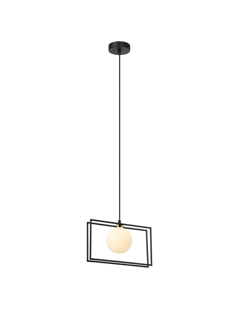 Pendant lamps spheres - ITALUX Grosetta Pendant G9 1x25W Black PND-53423-1-BK - product kolory-swiatla.pl 3